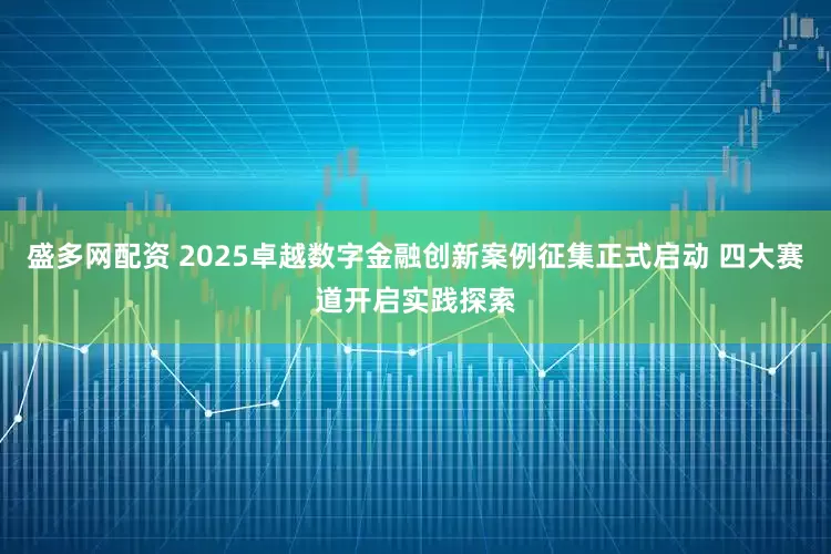 盛多网配资 2025卓越数字金融创新案例征集正式启动 四大赛道开启实践探索